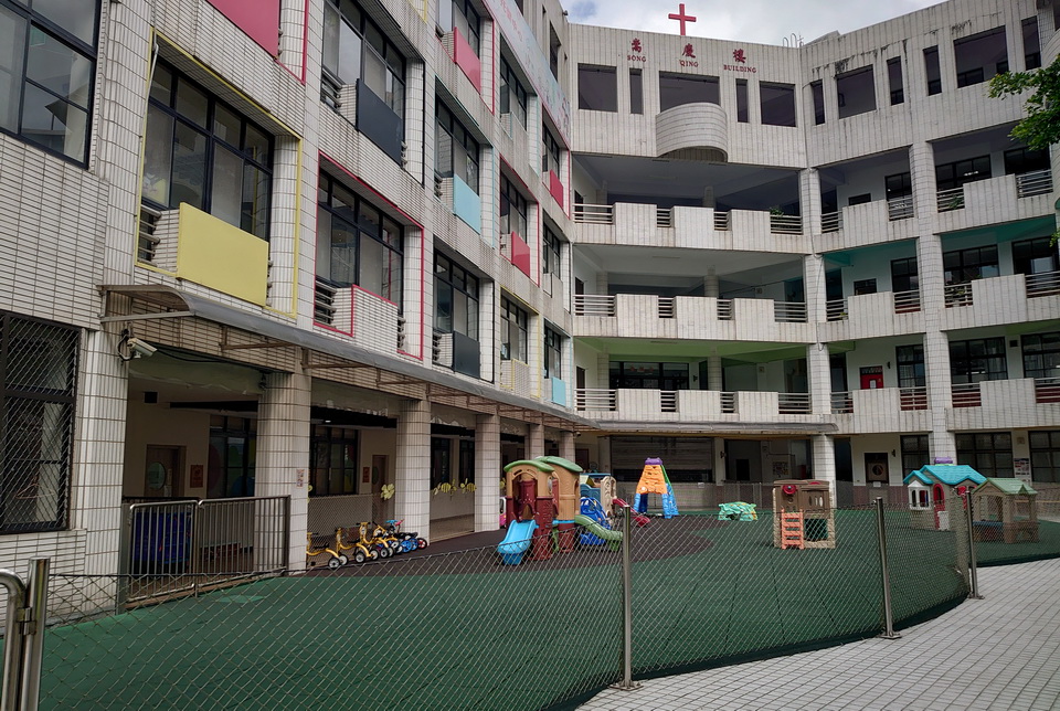 滬江校園一景